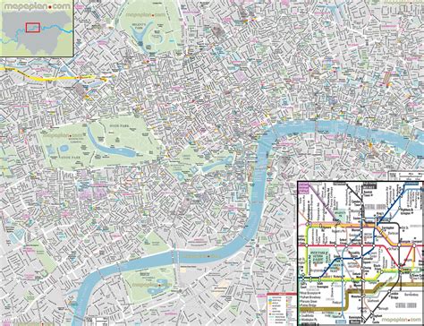 London Map London City Centre Free Travel Guide Must See Sights