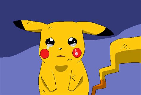 Pikachu Crying By Zorathetwilightdrake On Deviantart