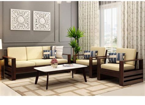 Buy Solid Sheesham Sofa Set Made With Solid Sheesham Wood Furniture