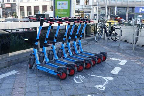 Brussels To Install 3000 Scooter Parking Spaces