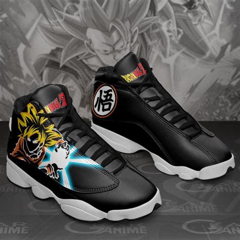 Maybe you would like to learn more about one of these? Goku Jordan 13 Sneakers Kanji Symbol Dragon Ball Z Anime ...