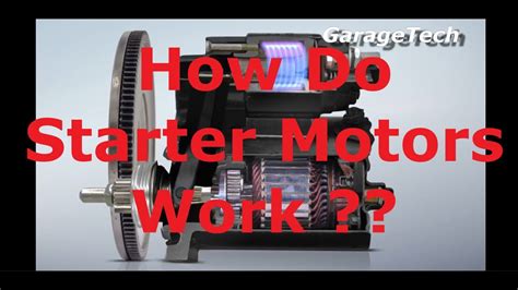How Do Starter Motors Work Cars Vans And Light Passenger Vehicles