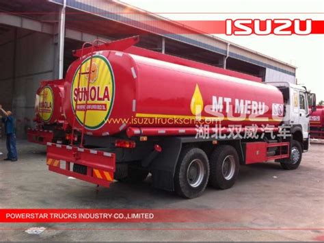 High Efficiency Fuel Tanker 20000 Litres Isuzu Truckoil Tank Truck
