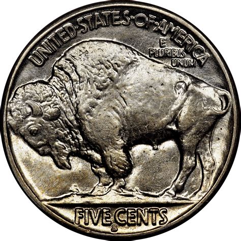 1936 S 5c Ms Buffalo Five Cents Ngc