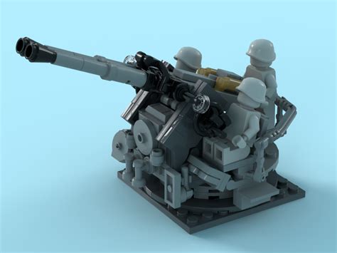 Lego Bofors 40mm Cannon Worldofwarships
