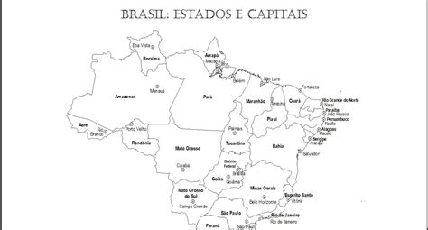 Aprendendo Com A Geografia Mapas Do Brasil Para Estudar