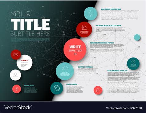 Lifetime access to over 3,500+ infographic templates. Simple infographic report template Royalty Free Vector Image
