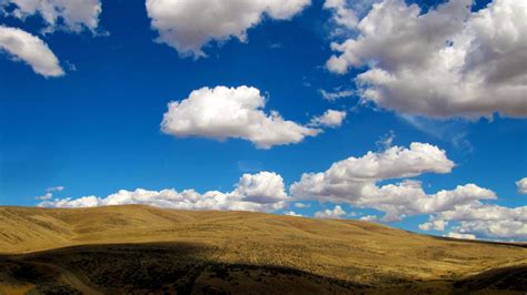 Clouds Over The High Plains In Washington Image Free Stock Photo