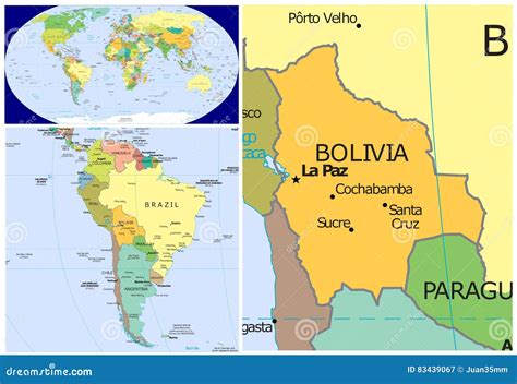 Bolivia World Stock Illustration Illustration Of Country 83439067