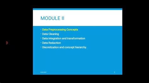 Data Preprocessing Concepts Data Cleaning Ktu Dmw Youtube