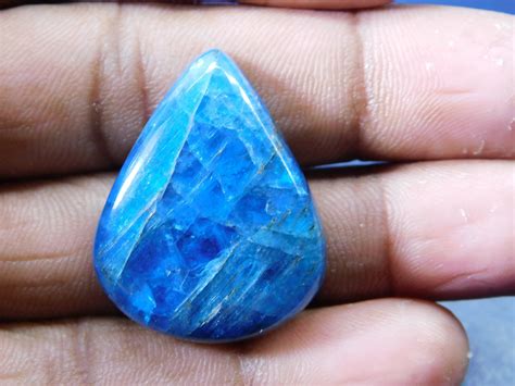 Natural Apatite Gemstone Blue Apatite Gemstone Apatite Etsy
