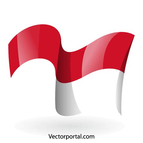 Indonesian National Flag Royalty Free Stock Svg Vector And Clip Art