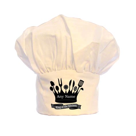 Personalised King Of The Kitchen Utensils Crown Unisex Chefs Etsy