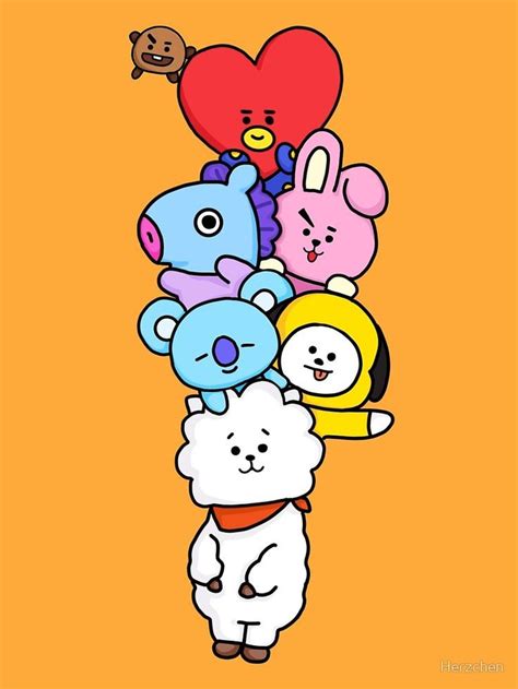 596 Best Bt21 Images On Pinterest Baby Boy Baby Boys And Backgrounds