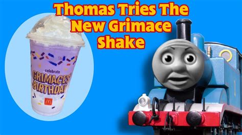 Thomas Tries The New Grimace Shake Youtube