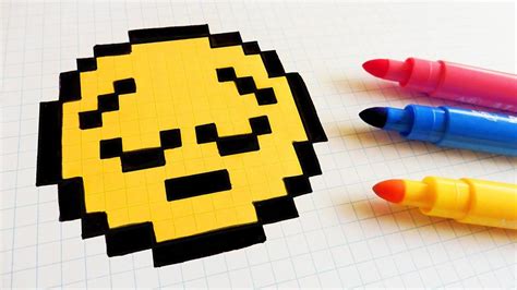 +31 idées et designs pour vous inspirer en images. Handmade Pixel Art - How To Draw Emoji #pixelart | Dibujos en cuadricula, Dibujos pixelados ...