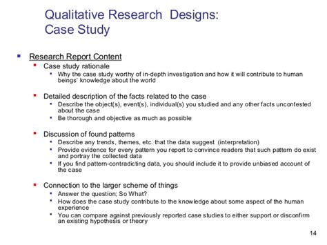 Check out these case study examples for best practice tips. What are the advantages and disadvantages of qualitative ...