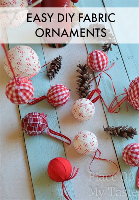 Diy Fabric Ornaments