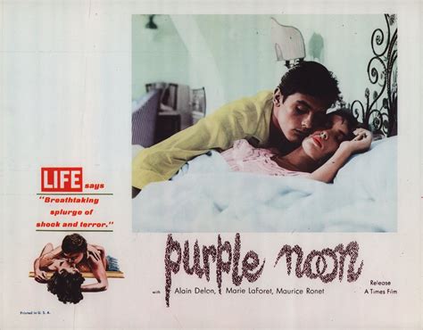 purple noon 1964 u s scene card posteritati movie poster gallery