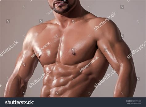 Strong Man Muscular Men Sexy Male Stock Photo Shutterstock