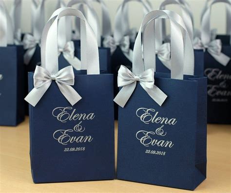 Get your custom tote, tank and gift bags at a fraction of the cost. 30 Wedding Welcome Bags with satin ribbon handles and your ...