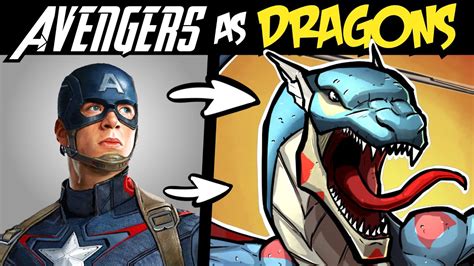 What If The Avengers Were Dragons Lore And Speedpaint Youtube