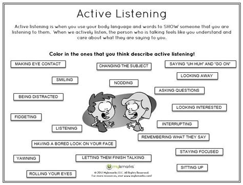 31 Assertiveness Training Worksheets In 2020 Listening Skills