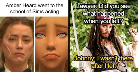 50 Of The Best Johnny Depp Vs Amber Heard Trial Memes That Give An