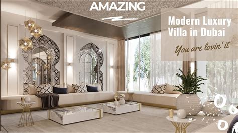 Luxury Modern Arabic Villa Interior Design With Beautiful White Islamic