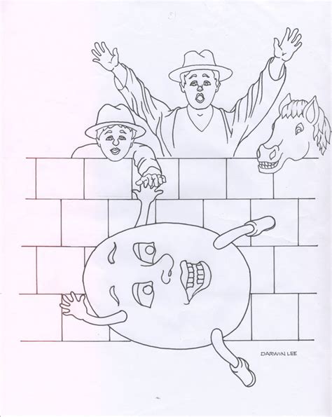 Humpty dumpty coloring pages to download and print for free | Coloring pages, Humpty dumpty, Color