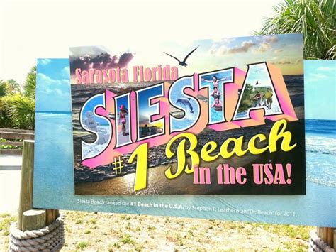 Siesta Beach In Sarasota Is Named No In U S Again Dr Beach Says Newyork Big Sun Realty