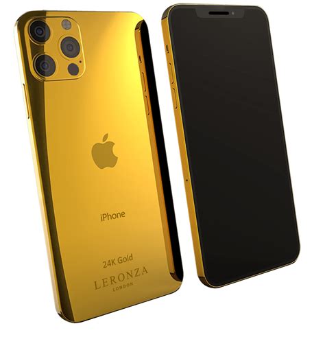 Real 24k Gold Iphone 12 Pro And Pro Max Range Leronza Leronza