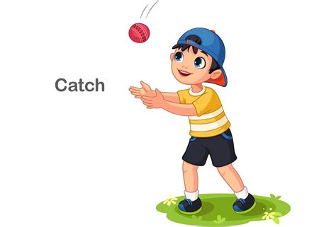Catching Ball Clip Art