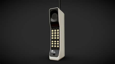 Motorola Dynatac 8000x Modelo 3d Ubicaciondepersonascdmxgobmx
