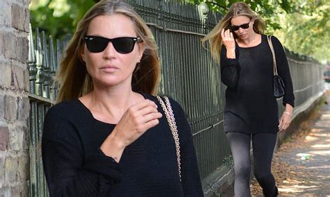 Kate Moss Nails Casual Chic In All Black As She Steps Out For Low Key