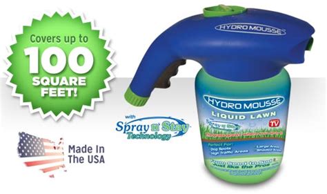 Hydro Mousse Go From Seed To Sod Just Like The Pros