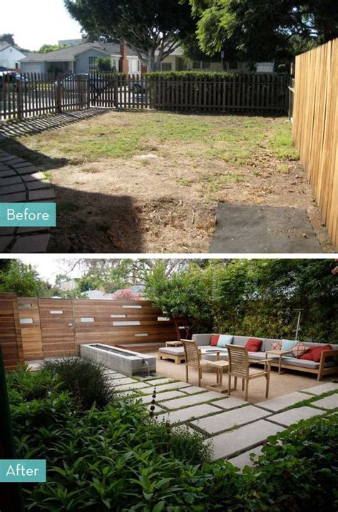 20 Lovely Backyard Makeover Before And After Ideas Sweetyhomee