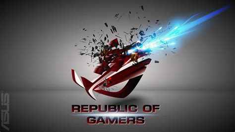 🔥 Download Asus Rog Republic Of Gamers Logo Shattered Explosion Hd By