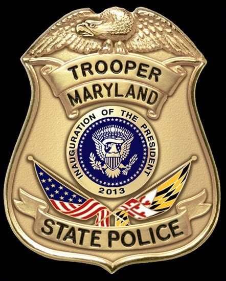 Maryland State Police Special Purpose Badge Commemorating The 57th