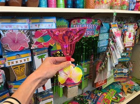 cute luau and beach decor only 1 at dollar tree