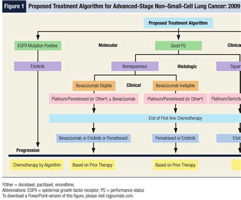 proposed treatment algorithm for advanced stage non small cell lung download scientific diagram