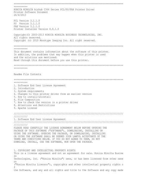 Download the latest drivers and utilities for your device. ReadKONICA MINOLTA bizhub C364 Series PCL/PS/FAX Printer ...