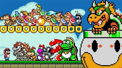 Super Mario World All New Bosses Sm4j ᴴᴰ Youtube
