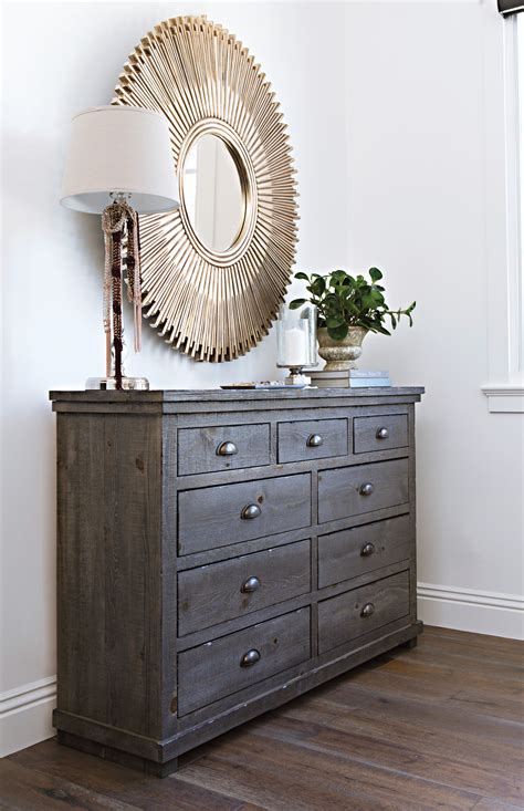 Gray Bedroom Dressers South Shore Furniture Versa Gray Maple 6 Drawer