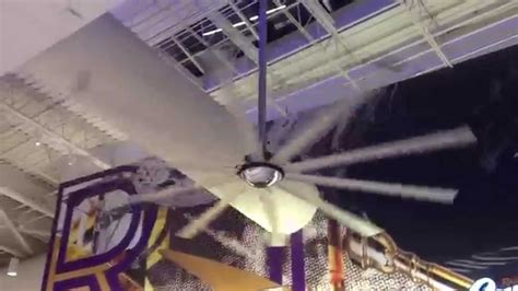These fans can make a stunning feature in your. Closer look of the World's largest ceiling fan at ...