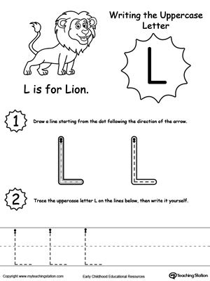 The Letter L is for Lion | MyTeachingStation.com
