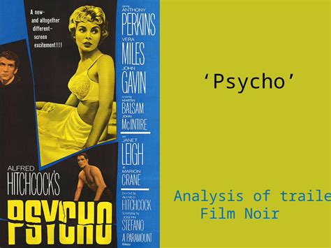 Pptx Psycho Trailer Analysis Dokumen Tips