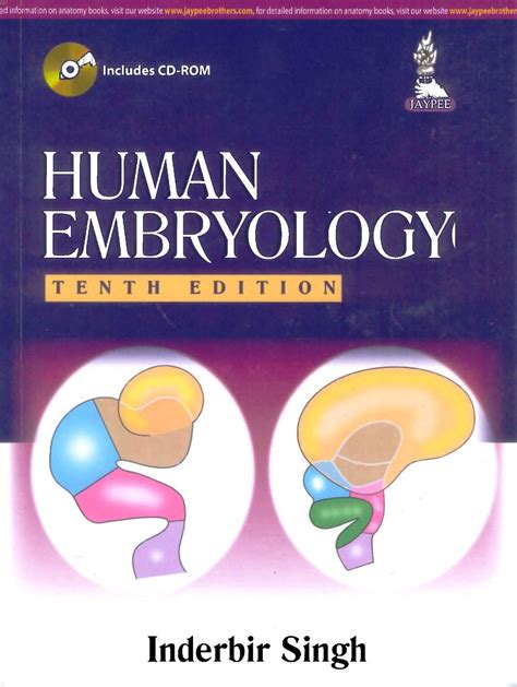 Human Embryology Textbook Cd Rom 10th Edition Medbooksvn
