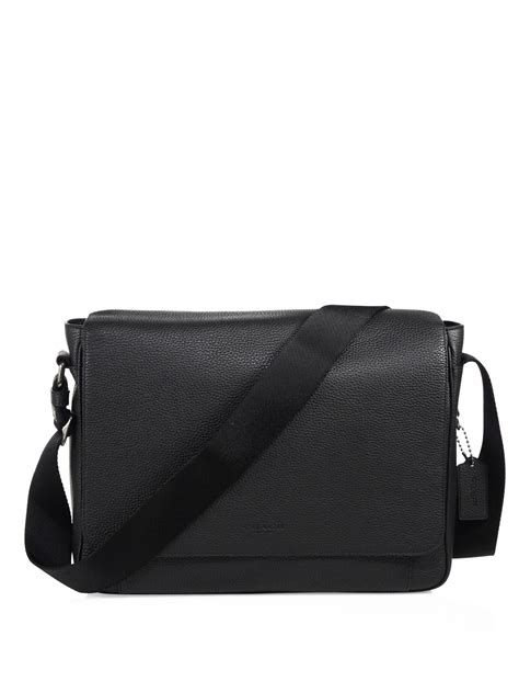 Buy coach men's messenger bags and get the best deals at the lowest prices on ebay! COACH Metropolitan Pebbled Leather Messenger Bag in Black ...