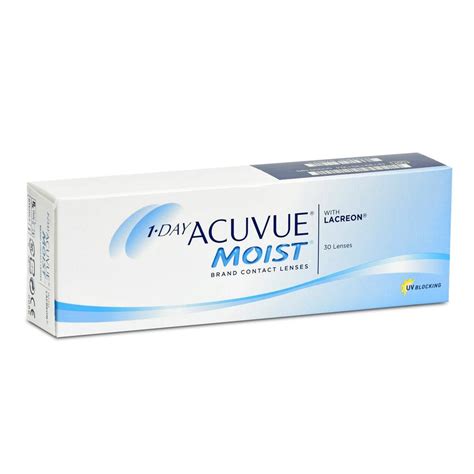 Acuvue 1 Day Moist 30 Pack Temple Eyewear